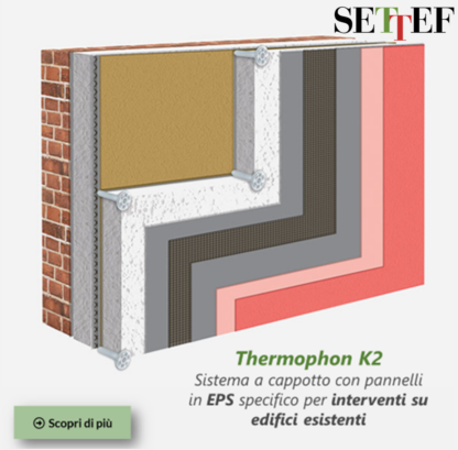 Sistema isolamento termico cappotto Thermophon - SETTEF - immagine 9