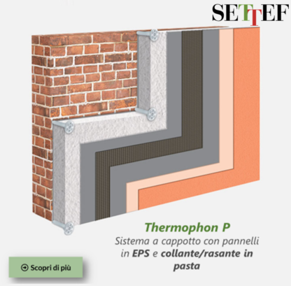 Sistema isolamento termico cappotto Thermophon - SETTEF - immagine 2