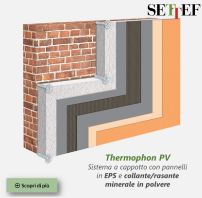 Sistema isolamento termico cappotto Thermophon - SETTEF - immagine 3