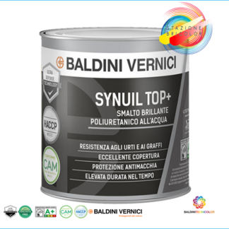 SYNUIL TOP + smalto poliuretanico all'acqua Brillante