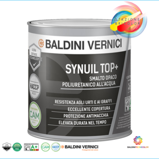 SYNUIL TOP + smalto poliuretanico all'acqua Opaco